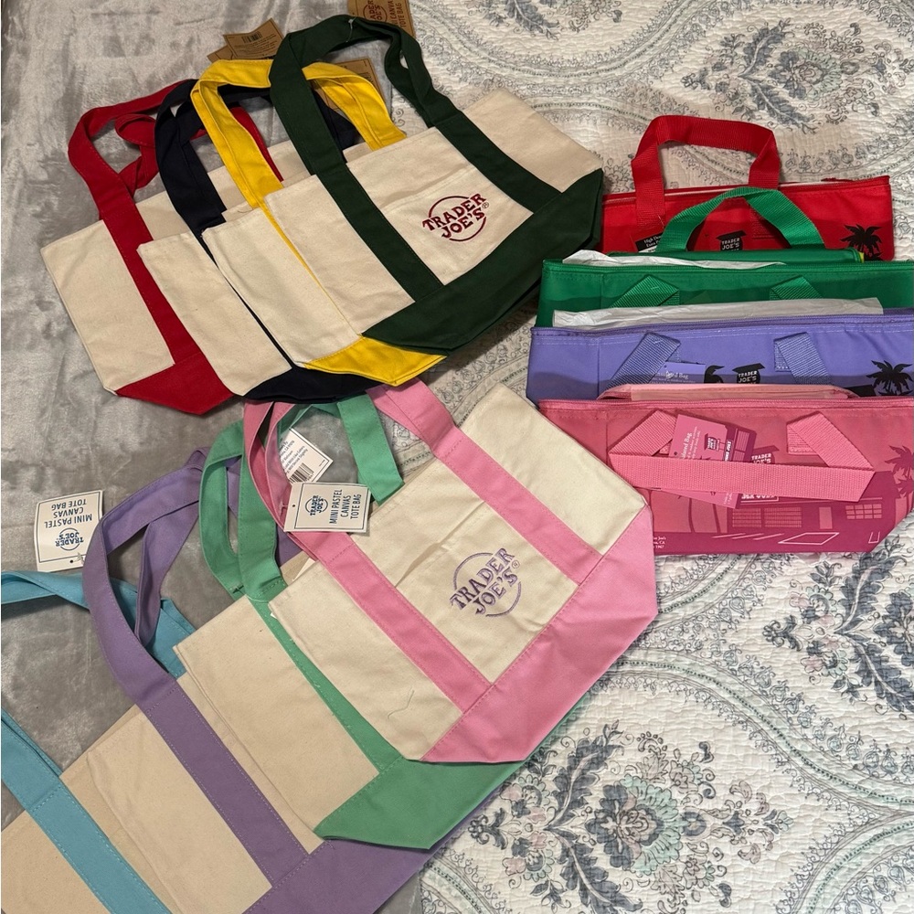 Limited Edition Trader Joe’s Tote Bags & Insulated Bags - Multicolor